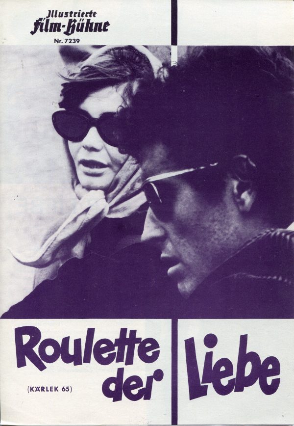 7239: Roulette der Liebe ( Bo Widerberg ) Keve Hjelm, Ann-Mari Gyllenspetz, Inger Taube, Evabritt Strandberg, Ben Carruthers, Björn Gustafsson, Kent Andersson, Nina Widerberg