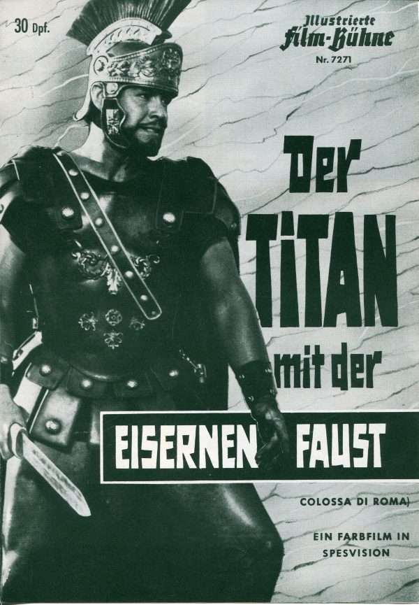 7271: Der Titan mit der eisernen Faust ( Giorgio Ferroni ) Gordon Scott, Gabriella Pallotta, Massimo Serato, Gabriele Antonini, Maria Poa Conte, Roldano Lupi, Philippe Hersent