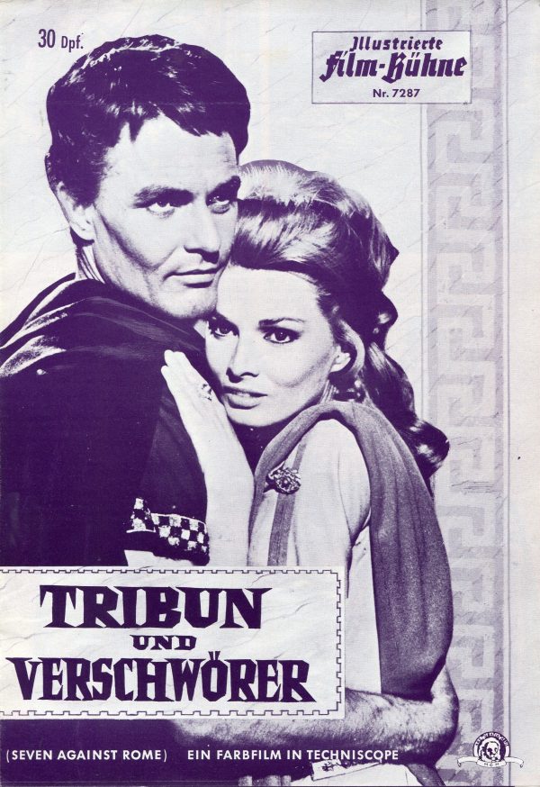 7287: Tribun und Verschwörer ( Michele Lupo ) Roger Browne, Scilla Gabel, Giacomo Rossi Stuart, Gordon Mitchell, Germano Longo, Alfredo Rizzo, Carlo Tamberlani, Arnaldo Fabrizio