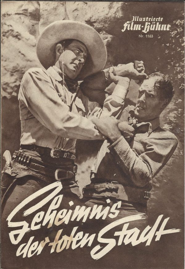 1163: Geheimnis der toten Stadt ( S. Roy Luby ) Ray Corrigan, John King, Max Terhune, I. Stanford Jolley, Dorothy Short, Milburn Morante, George Cheseboro, Eddie Dean