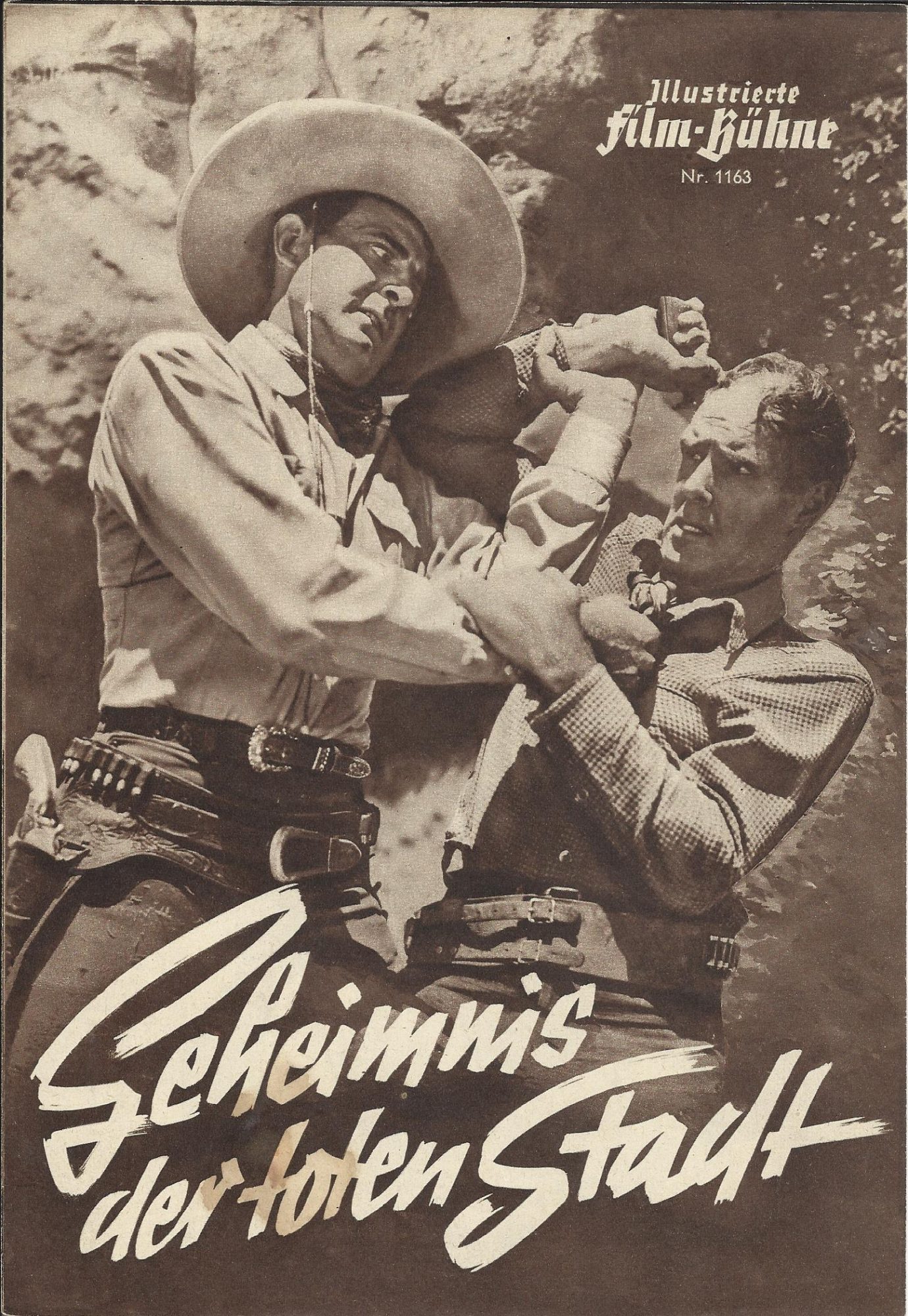 1163: Geheimnis der toten Stadt ( S. Roy Luby ) Ray Corrigan, John King, Max Terhune, I. Stanford Jolley, Dorothy Short, Milburn Morante, George Cheseboro, Eddie Dean