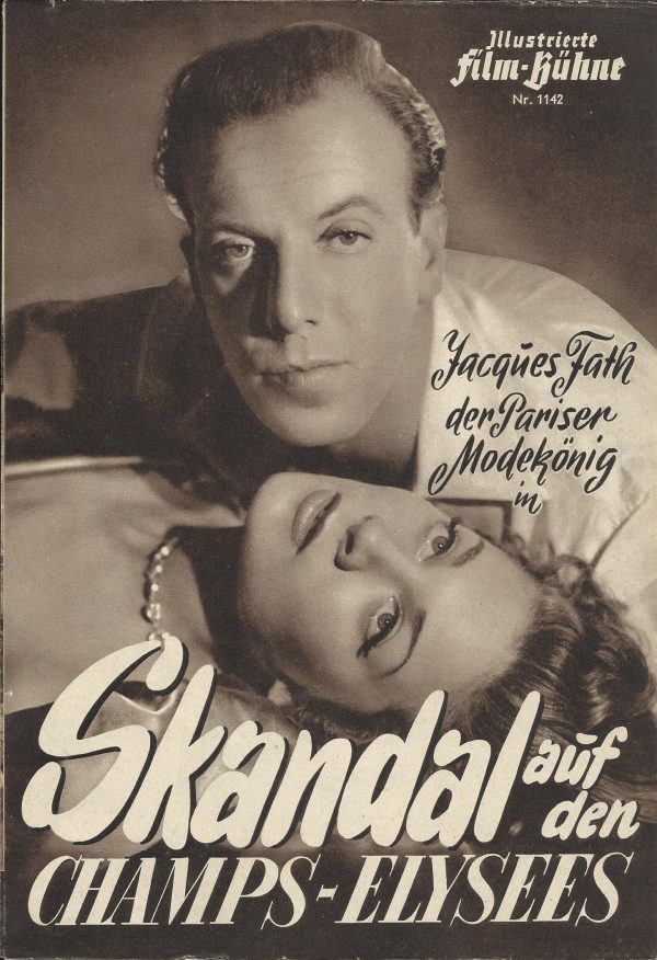 1142: Skandal auf den Champs Elysees ( Jacques Fath ) Francoise Christoph, Guy Decombie, Jean Paredes