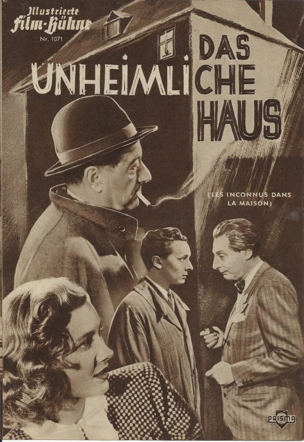 1071: Das unheimliche Haus ( Henri Decoin ) Jules Raimu, Juliette Faber, Jean Tissier, Jacques Baumer, André Reybas, Marcel Mouloudji
