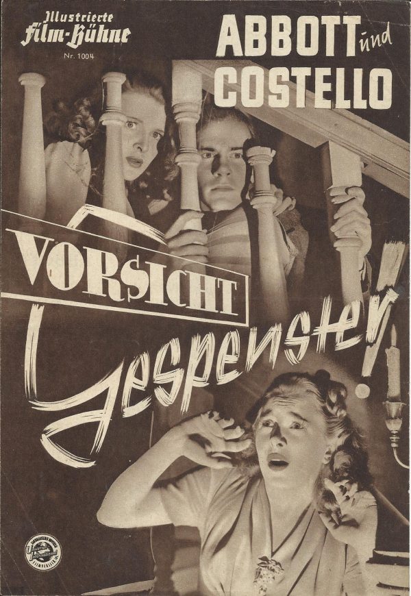 1004: Vorsicht Gespenster! ( Arthur Lubin ) Chuck Murray, Ferdinand Jones, Doktor Jackson, Camille Brewster, Gregory, Norma Lind, Charlie Smith Soda Jerk, Ted Lewis, Bud Abbott, Lou Costello, Richard Carlson, Joan Davis, Mischa Auer, Evelyn Ankers