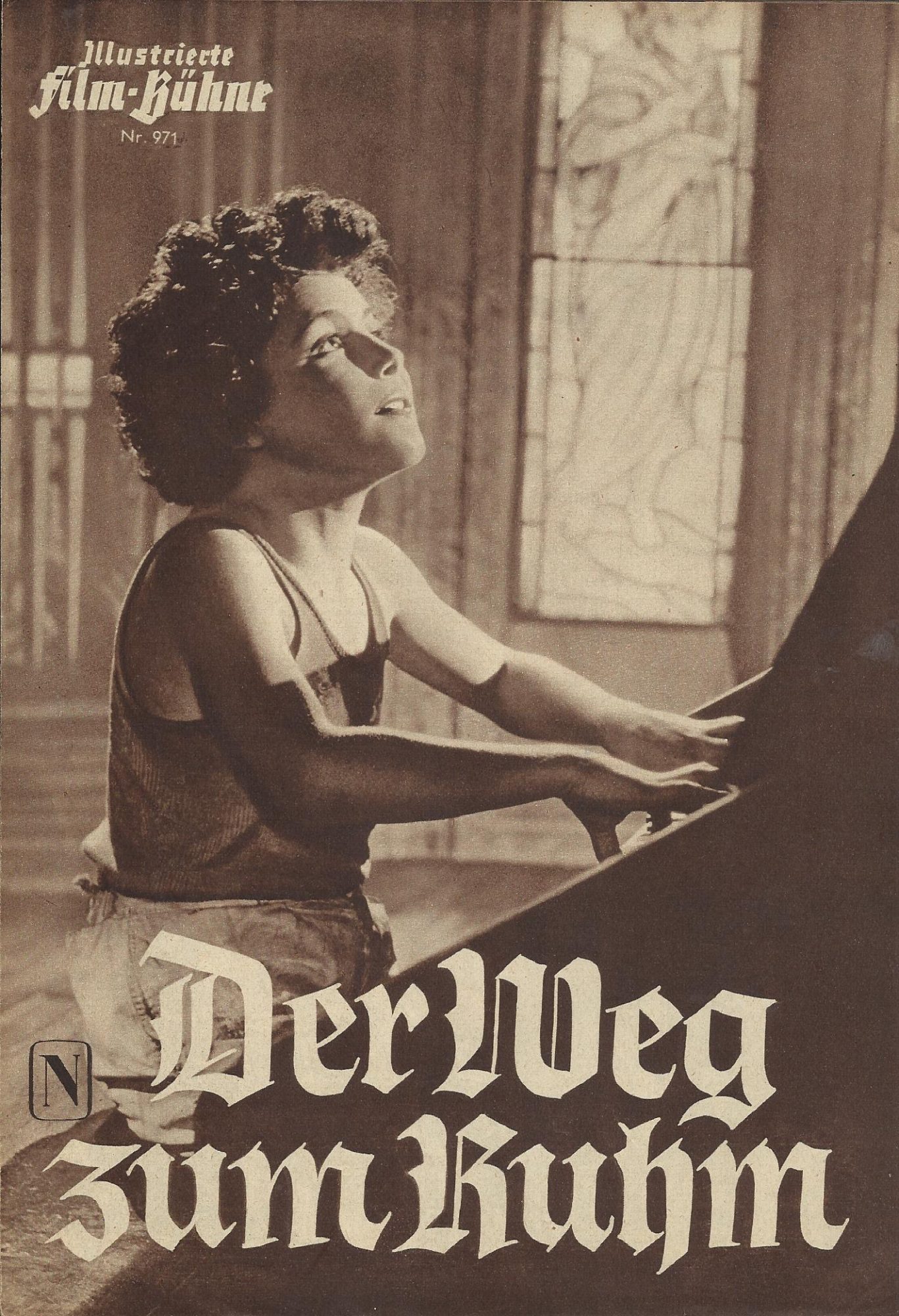 971: Der Weg zum Ruhm ( Georges Lacombe ) Roberto Benzi, Paul Bernard, Debucourt, Louise Conte, Robert Pizani, Ch. Lemontier, J. Sommet, P. Demange, R. Hermantier, C. Vlavette, E. Ardisson, J. Maguenat, M. Barbullee, A. Michel, J. Marie, J. Guyon, J. Blan