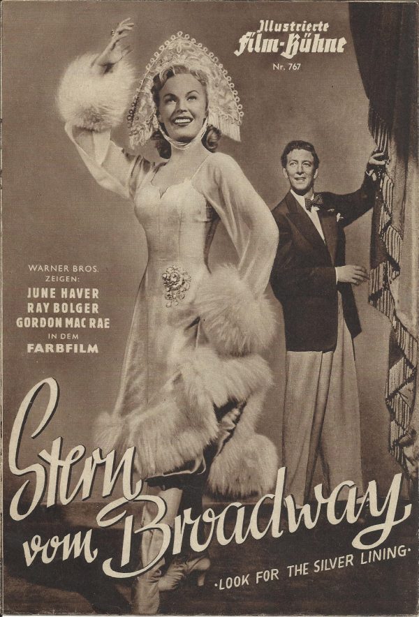 767: Stern von Broadway ( David Butler ) June Haver, Ray Bolger, Gordon Mac Rae, Charlie Ruggles, Rosemary De Camp, Lee Wilde, Lynn Wilde, Dick Simmons, Szöke Szakall, Walter Catlett