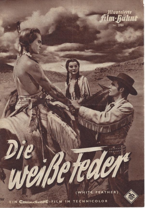 2789: Die weiße Feder ( Robert Weber ) Robert Wagner, John Lund, Debra Paget, Jeffrey Hunter, Eduard Franz, Noah Beery, Virginia Leith, Hugh O´Brian, Emile Meyer, Milburn Stone