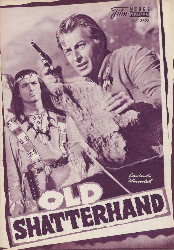 Old Shatterhand ( Karl May ) ( NFP ) ( Violett ! ) Lex Barker, Pierre Brice, Daliah Lavi, Guy Madison, Ralf Wolter, Gustavo Rojo, Rik Battaglia, Bill Ramsey,
