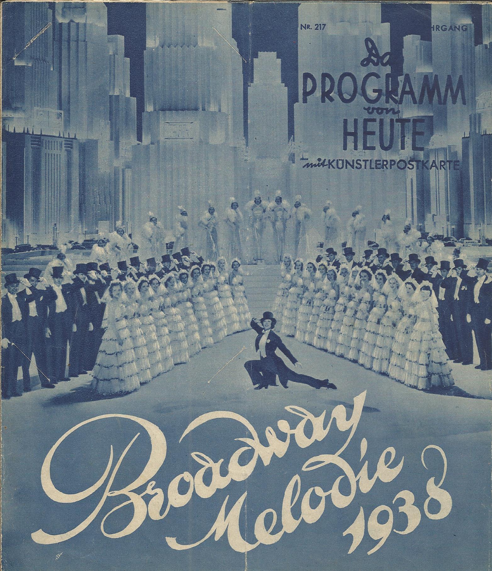 1280: Broadway Melodie 1938 ( Roy Del Ruth ) Robert Taylor, Eleanor Powell, Binnie Barnes, George Murphy, Buddy Ebson, Judy Garland,