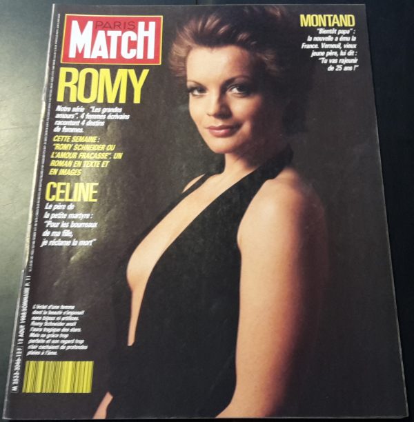 Paris Match 1988 / 2533: Romy Schneider Cover !