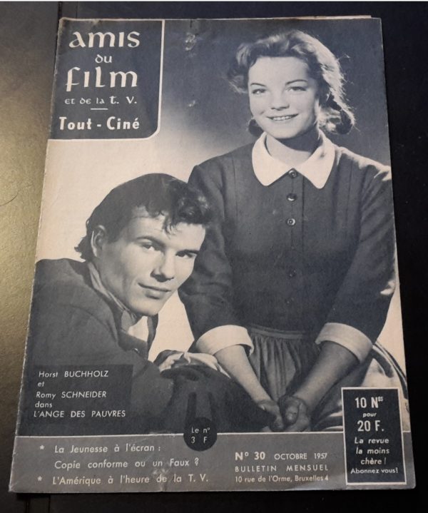 Amis du Film No. 30 / 1957: Romy Schneider und Horst Buchholz Cover