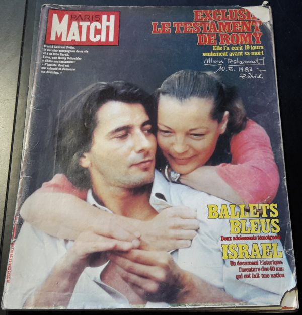 Paris Match 1982 / 2533: Romy Schneider Cover !