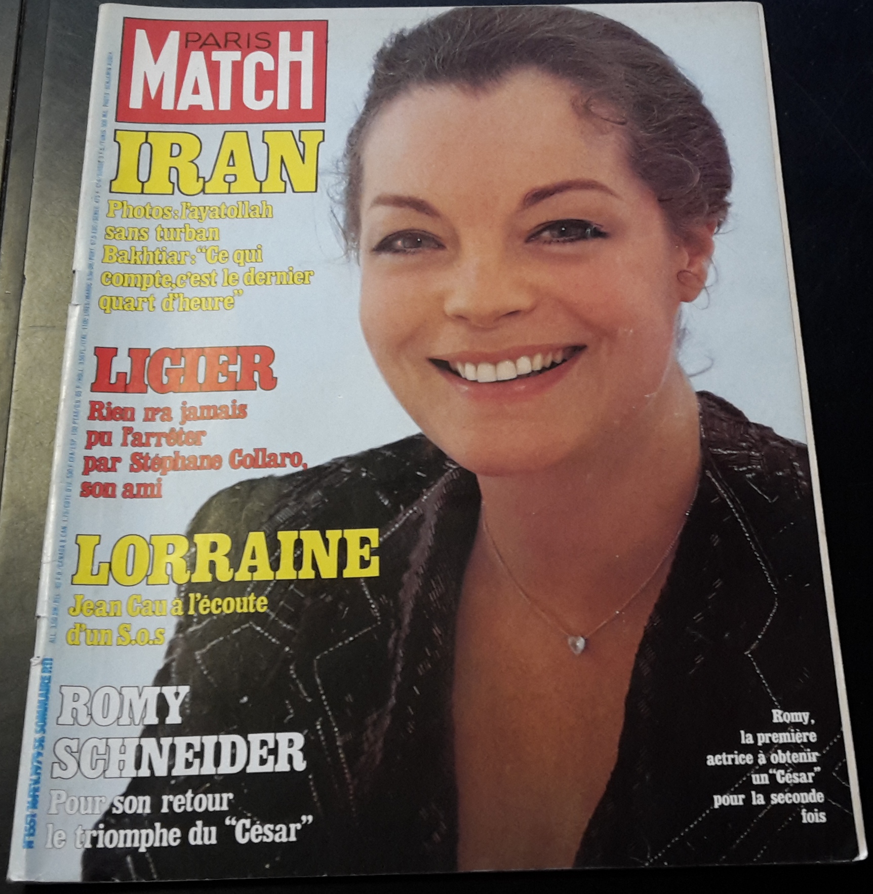 Paris Match 1979 / 1551: Romy Schneider Cover !
