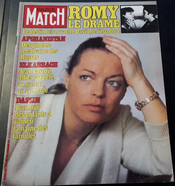 Paris Match 1981 / 2533: Romy Schneider Cover !