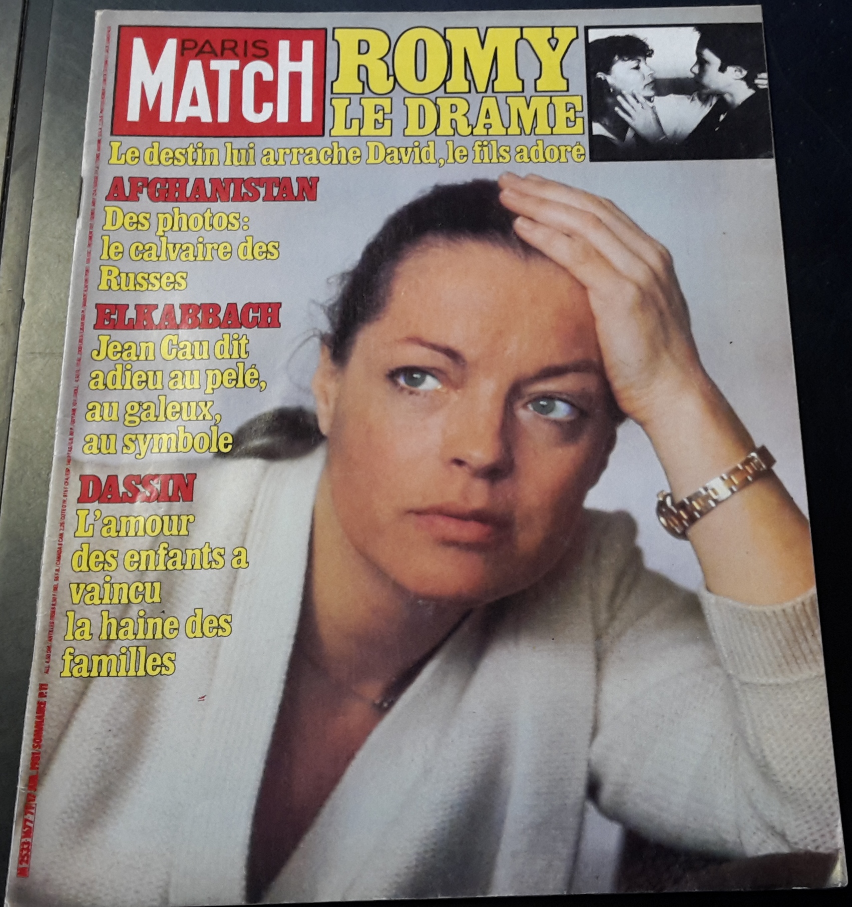 Paris Match 1981 / 2533: Romy Schneider Cover !