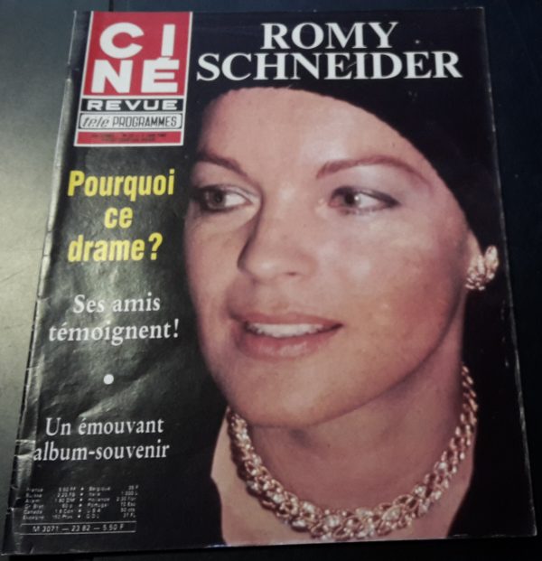 Cine Revue 1982 / 23: Romy Schneider Cover !