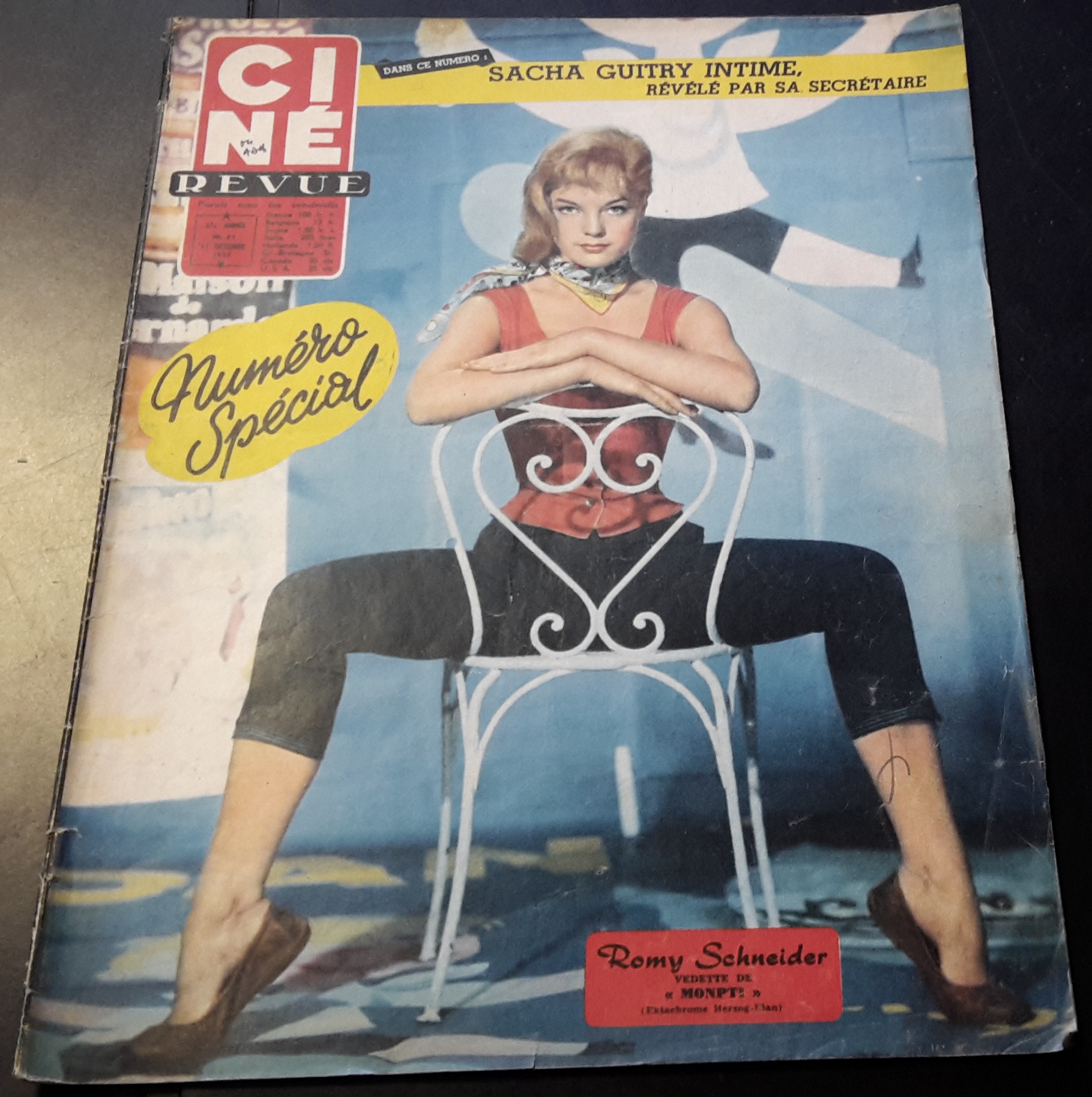 Cine Revue 1957 / 37: Romy Schneider Cover !
