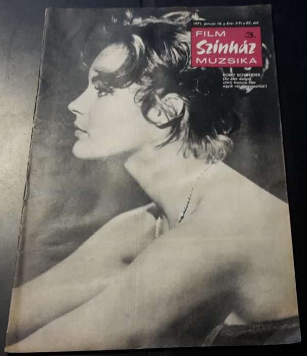 Film Szinhaz Muzsika 1971: Romy Schneider Cover !