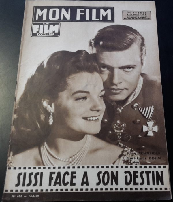 Mon Film 1959 / 650: Romy Schneider, Karl Heinz Böhm Sissi Sonderheft mit alles über den Film !