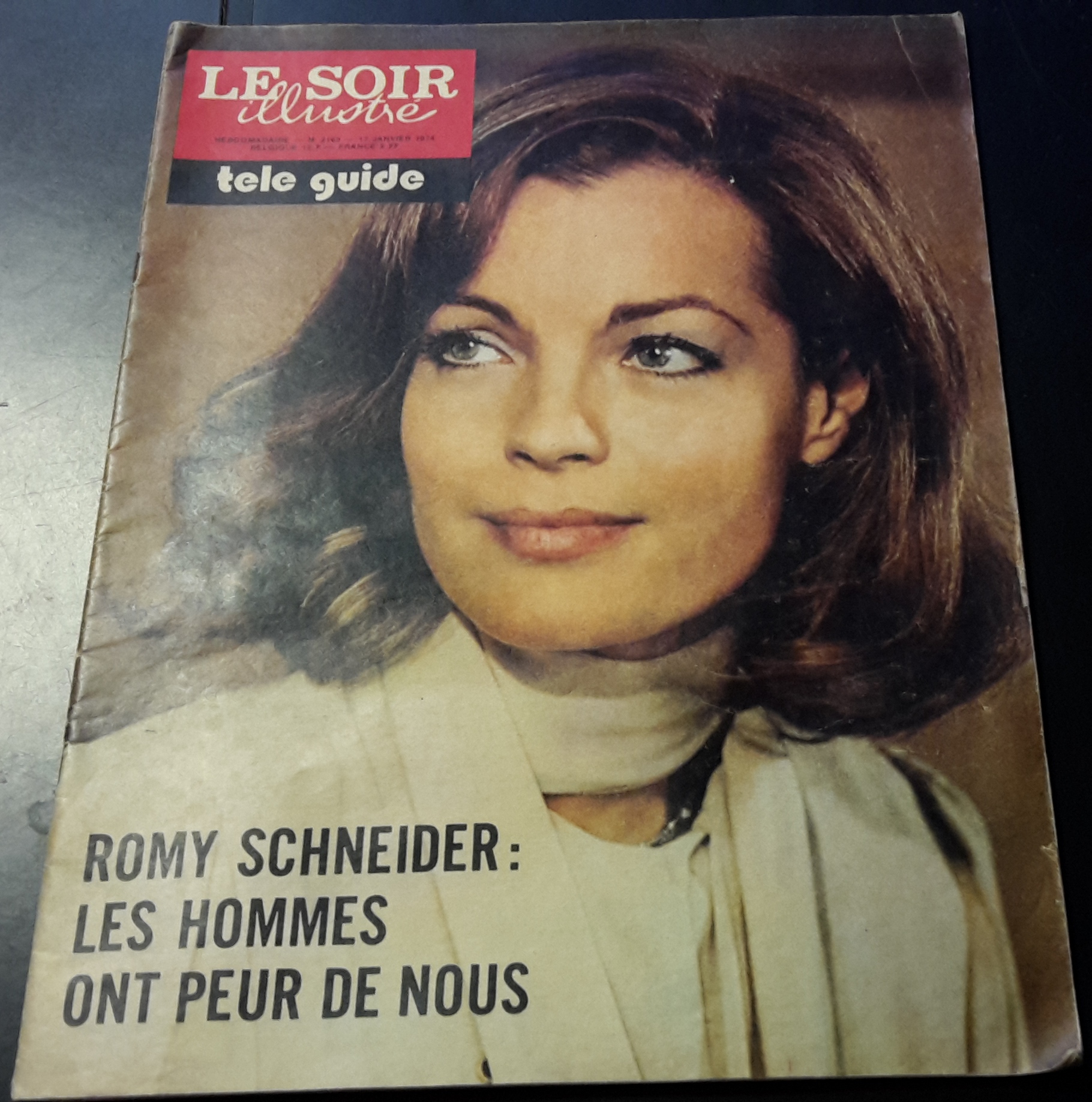 Le Soir Illustre 1974 / 2169: Romy Schneider Cover !