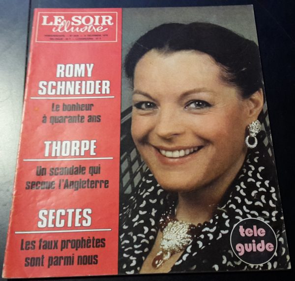 Le Soir Illustre 1978 / 2425: Romy Schneider Cover !