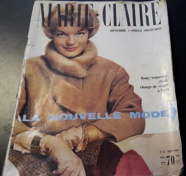 Marie Claire 1958 / 47: Romy Schneider Cover !