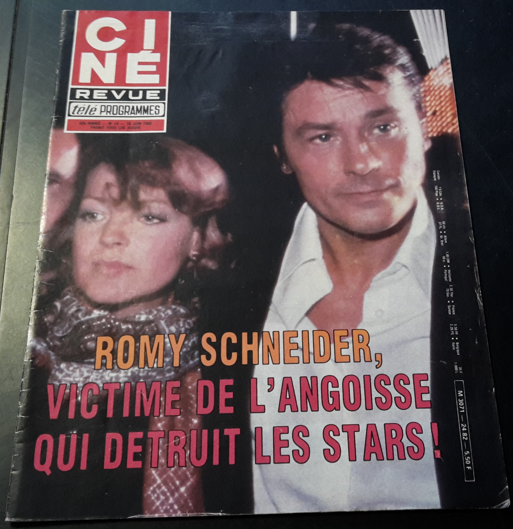 Cine Revue 1982 / 24: Romy Schneider Cover !