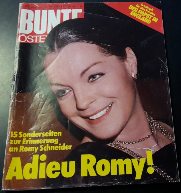 Bunte Österreich 1982 / 23: Romy Schneider Todes Illustrierte !! mit großem Bericht !