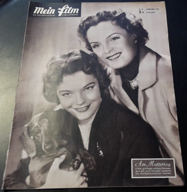 Mein Film 1955 / 18: Romy Schneider & Magda Schneider Cover ! Muttertag !