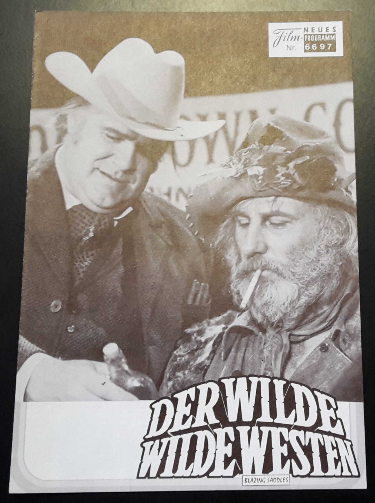 6697: Der wilde wilde Westen ( anderer Titel ! ) ( Mel Brooks ) Gene Wilder, Count Basie, Slim Pickens,