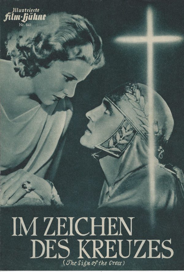641: Im Zeichen des Kreuzes ( the sign of the cross ) Frederic March, Elissa Landi, Claudette Colbert, Charles Laughton,