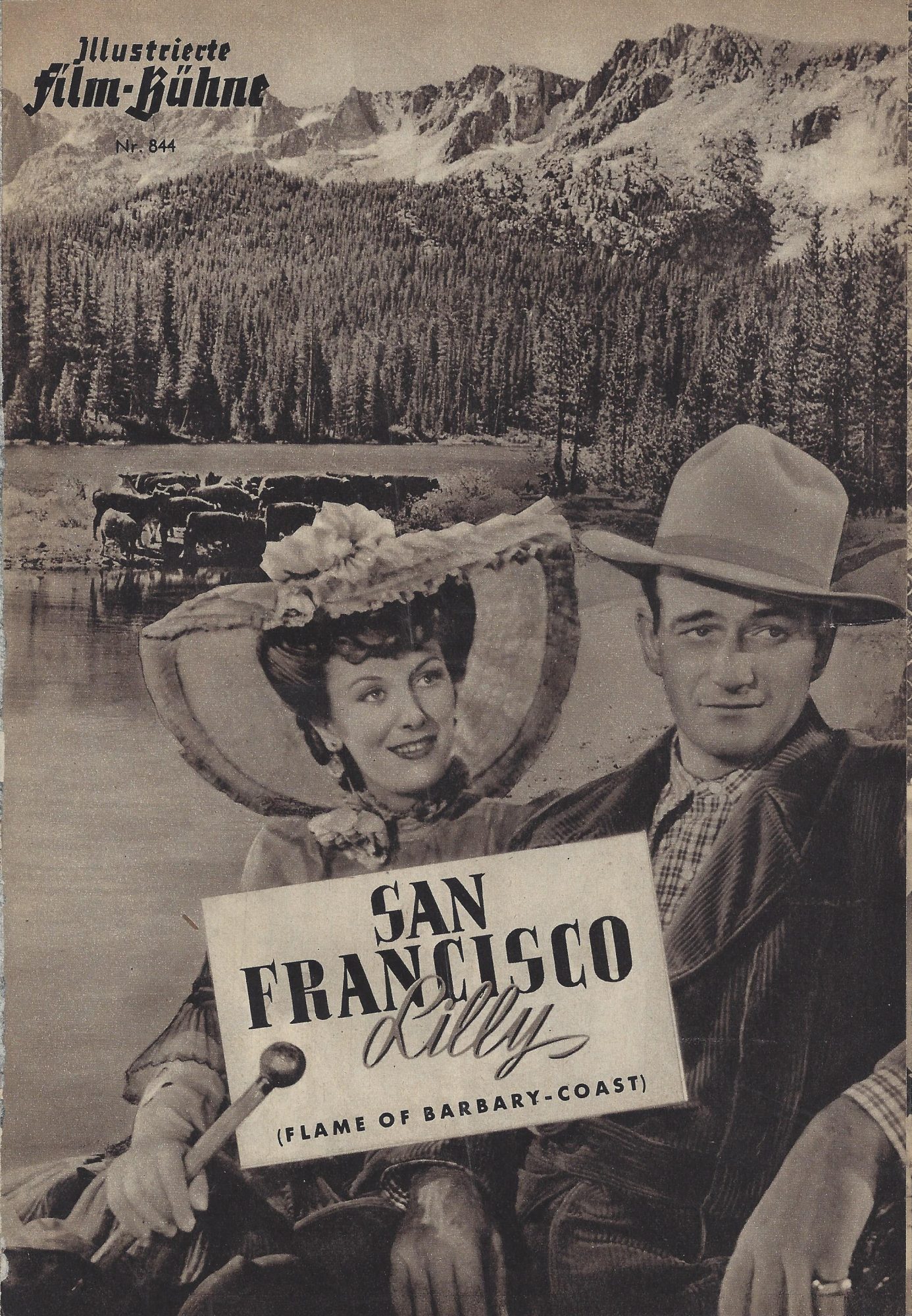 844: San Francisco Lilly ( flame of barbary coast ) John Wayne, Ann Dvorak, Joseph Schildkraut, Virginia Grey,