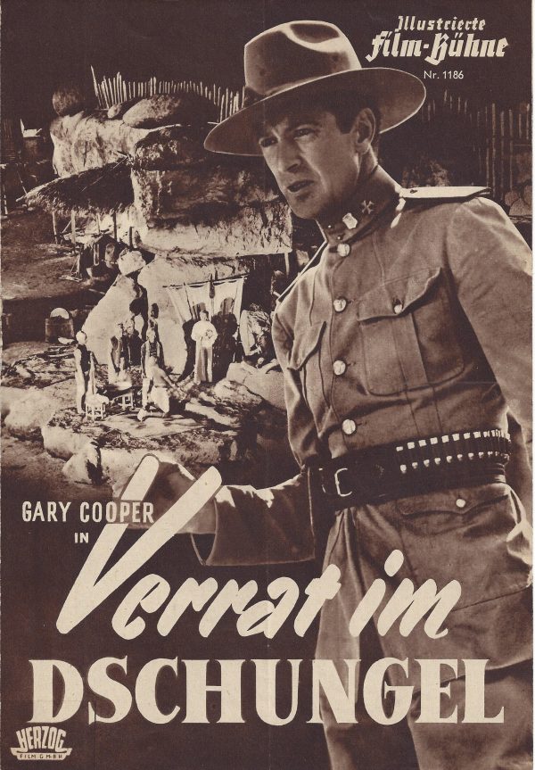 1186: Verrat im Dschungel ( Henry Hathaway ) Gary Cooper, David Niven, Andrea Leeds, Broderick Crawford,