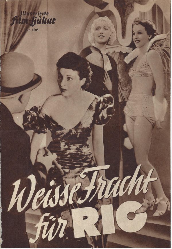 1505: Weisse Fracht für Rio ( Robert Siodmak ) Käthe von Nagy, Jean Pierre Aumont, Jules Berry, Marcel Dalio,