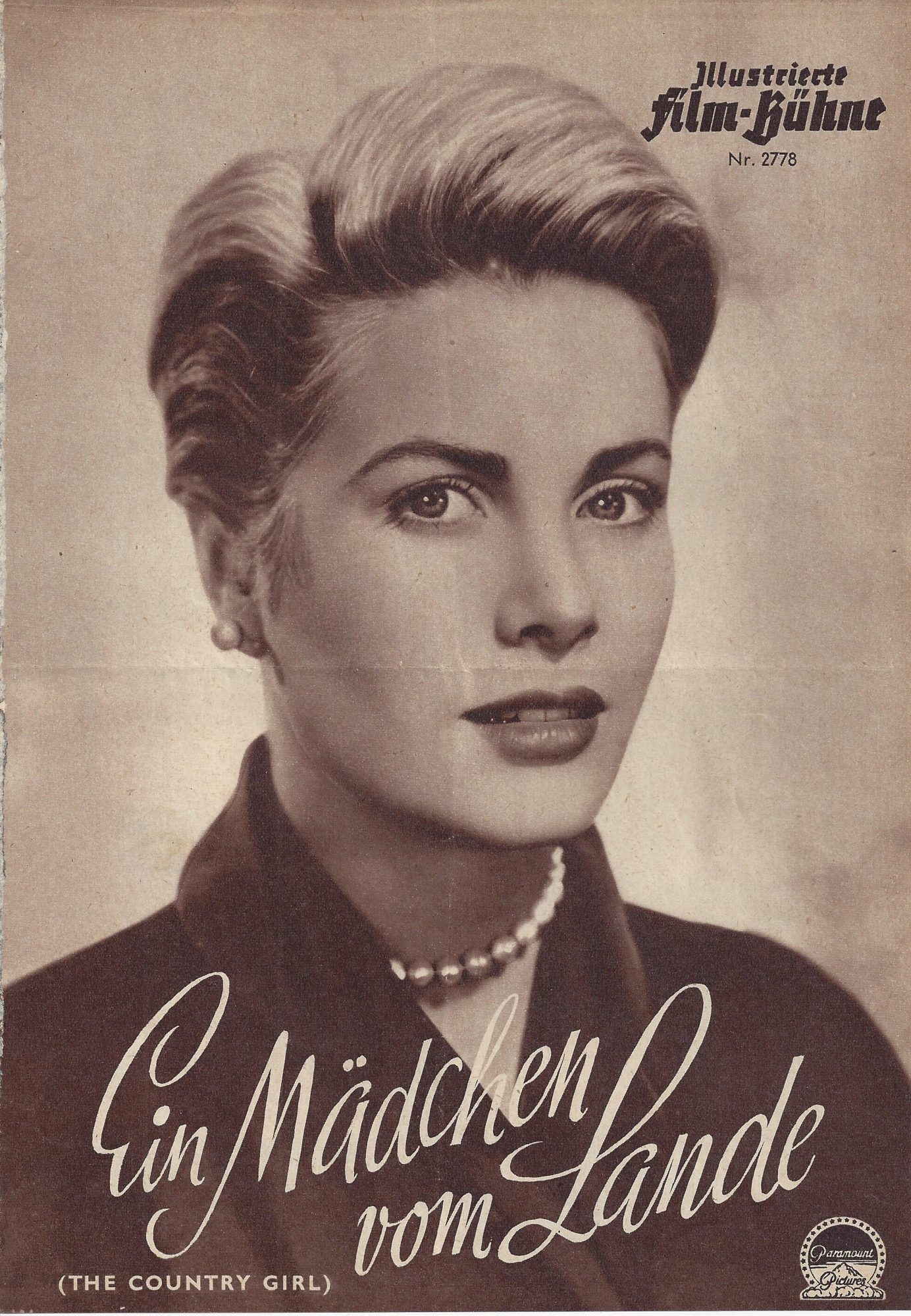 2778: Ein Mädchen vom Lande ( the country girl ) Grace Kelly, Bing Crosby, William Holden, Gene Reynolds,