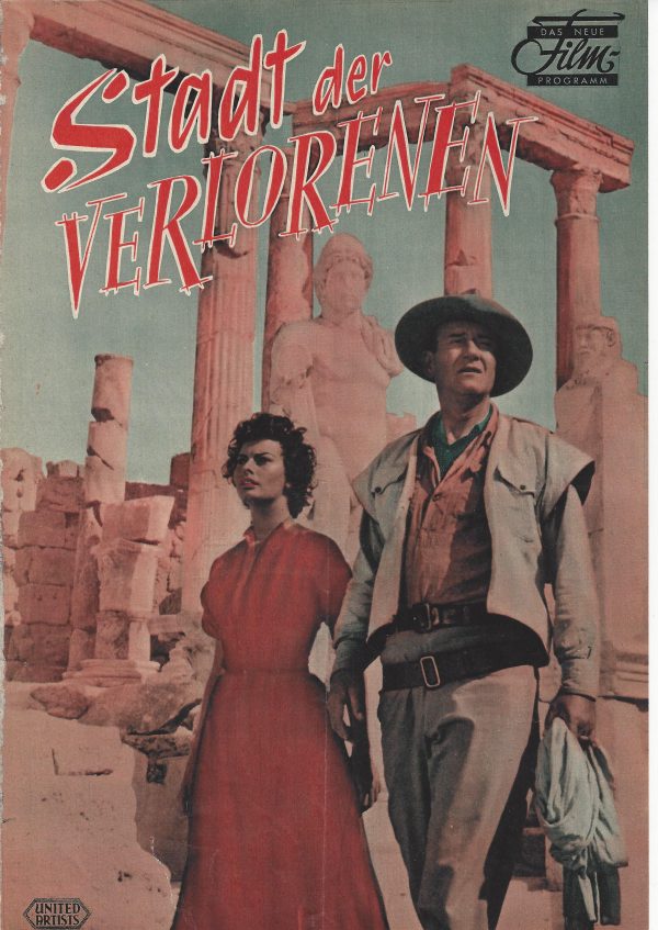 Stadt der Verlorenen ( Henry Hathaway ) John Wayne, Sophia Loren, Rossano Brazzi,
