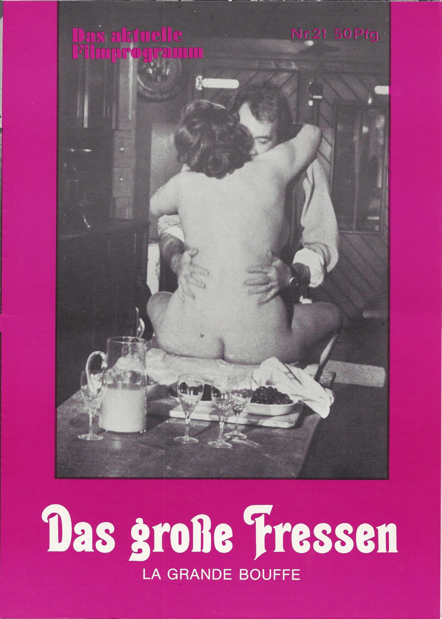 21: Das grosse Fressen ( la grande bouffe ) Marcello Mastroianni, Ugo Tognazzi, Michel Piccoli, Philippe Noiret, Andrea Ferreol,