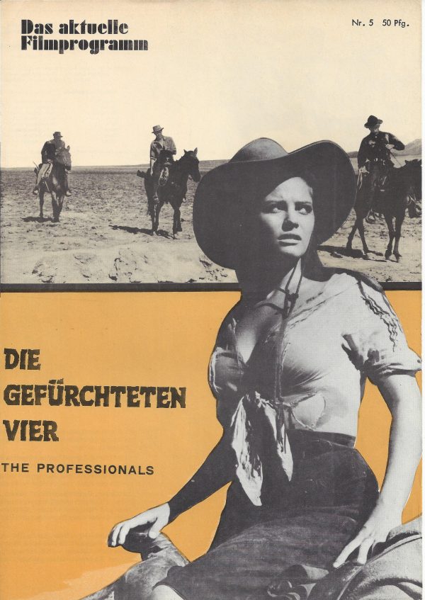 05: Die gefürchteten Vier ( The Professionals ) Burt Lancaster, Lee Marvin, Robert Ryan, Woody Strode, Jack Palance, Claudia Cardinale,