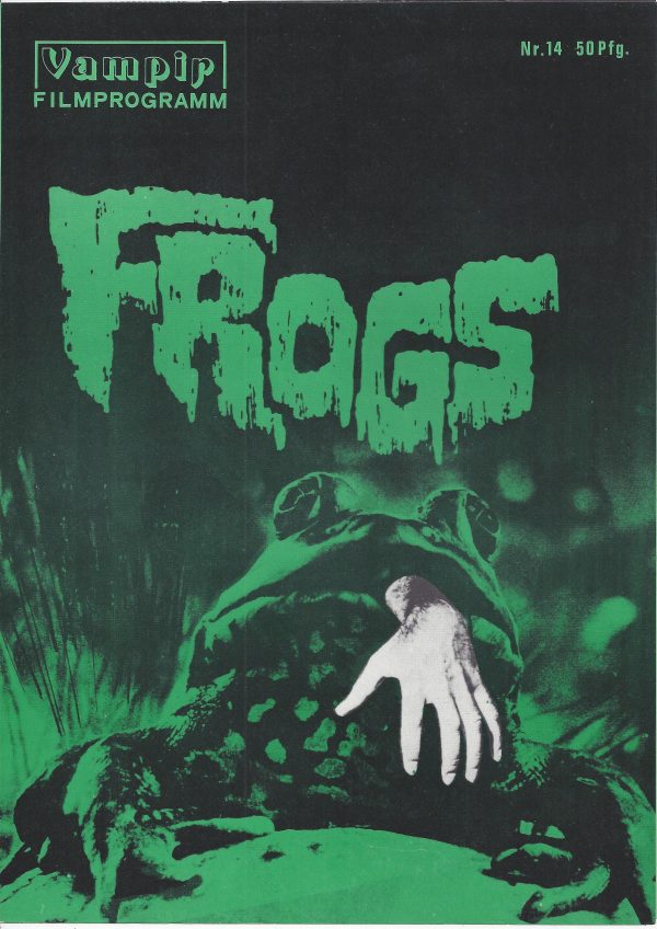 35: 14: Vampir: Frogs ( George McCowan ) Ray Milland, Sam Elliot, Joan von Ark,