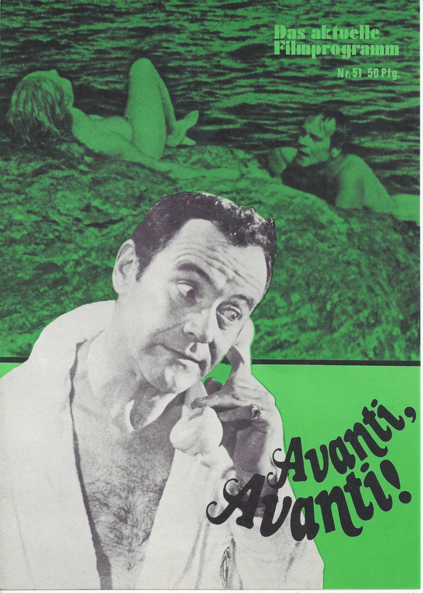 51: Avanti Avanti ! ( Billy Wilder ) Jack Lemmon, Juliet Mills, Clive Revill, Edward Andrews, Pippo Franco,
