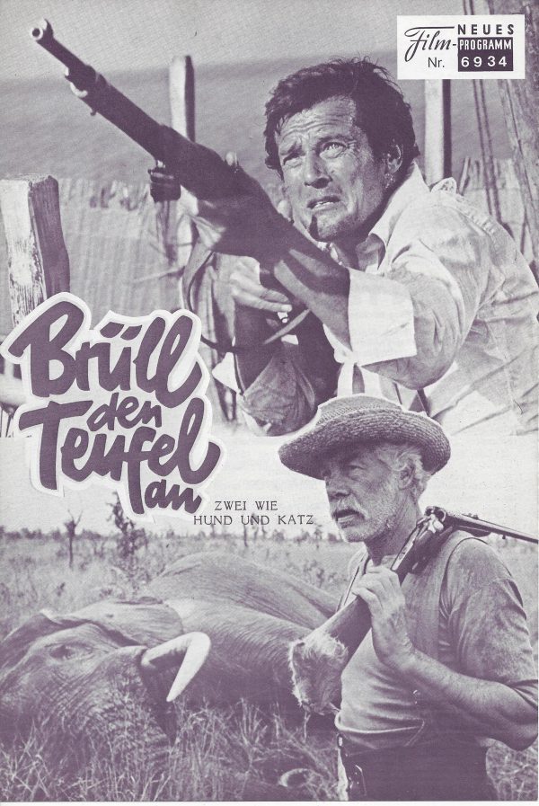 6934: Brüll den Teufel an ( mit Titel Zudruck ) Lee Marvin, Roger Moore, Barbara Parkins, Ian Holm, Horst Janson,