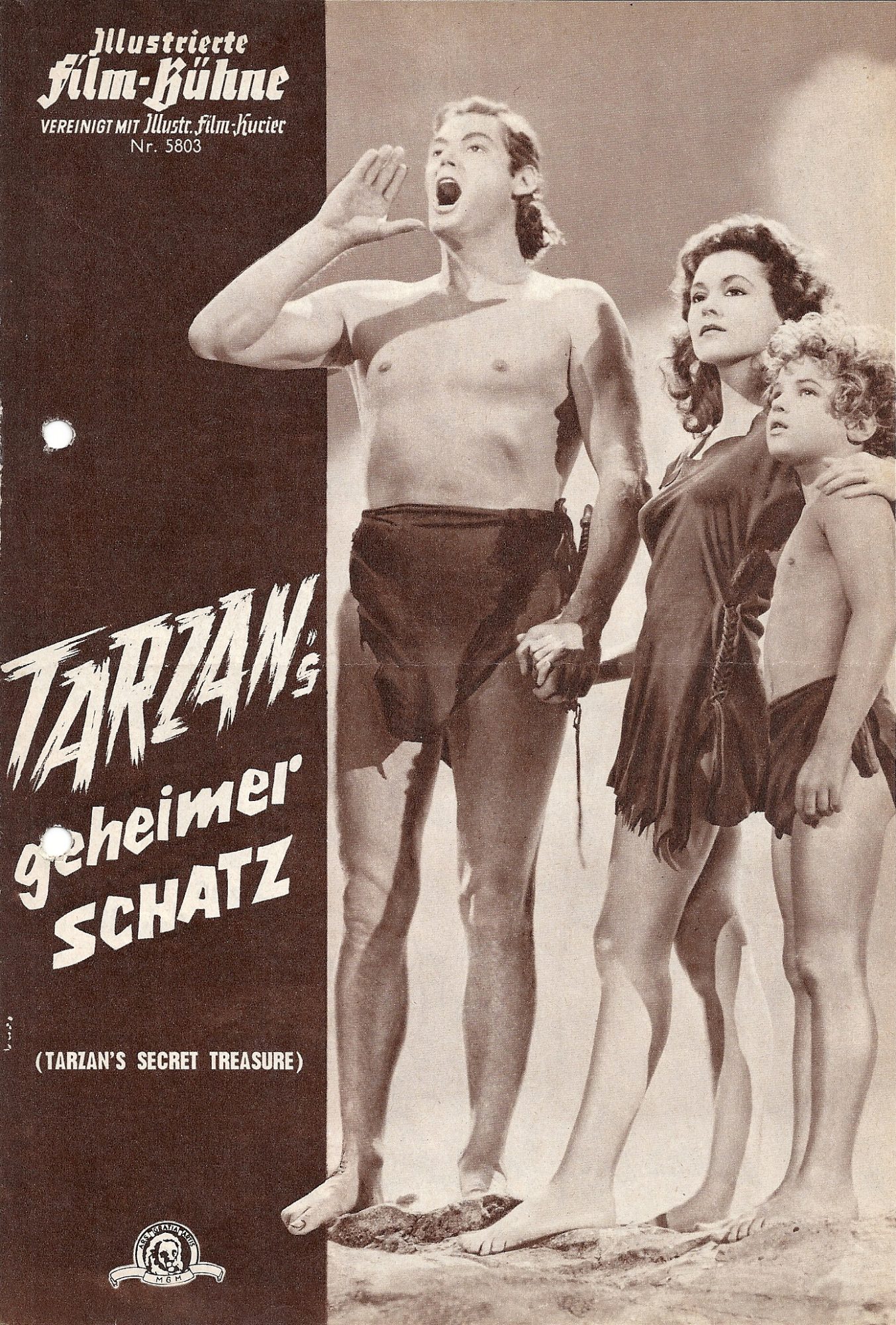 5803: Tarzans geheimer Schatz ( Tarzans secret treasure ) Johnny Weißmüller, Maureen O´Sullivan, John Sheffield, Reginald Owen, Barry Fitzgerald,