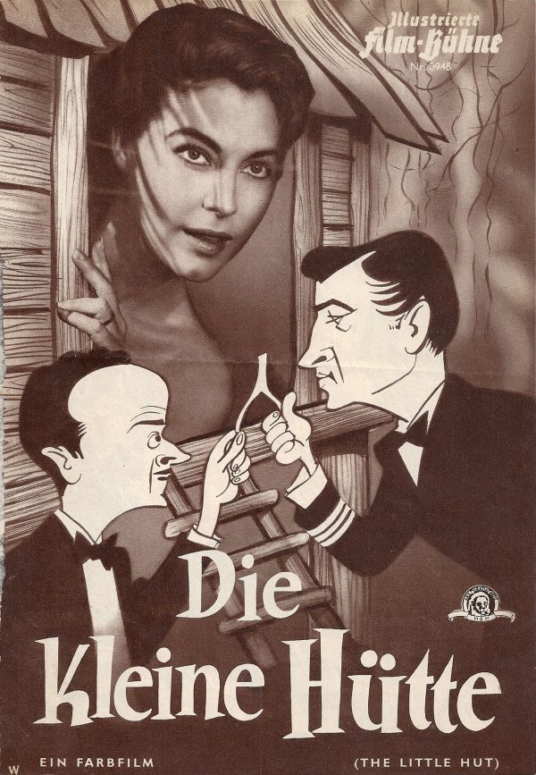 3948: Die kleine Hütte ( the little hut ) Ava Gardner, Stewart Granger, David Niven,