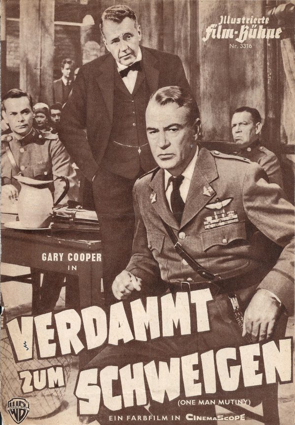 3316: Verdammt zum Schweigen ( One man mutiny ) Gary Cooper, Elisabeth Montgomery, Rod Steiger, Charles Bickford,