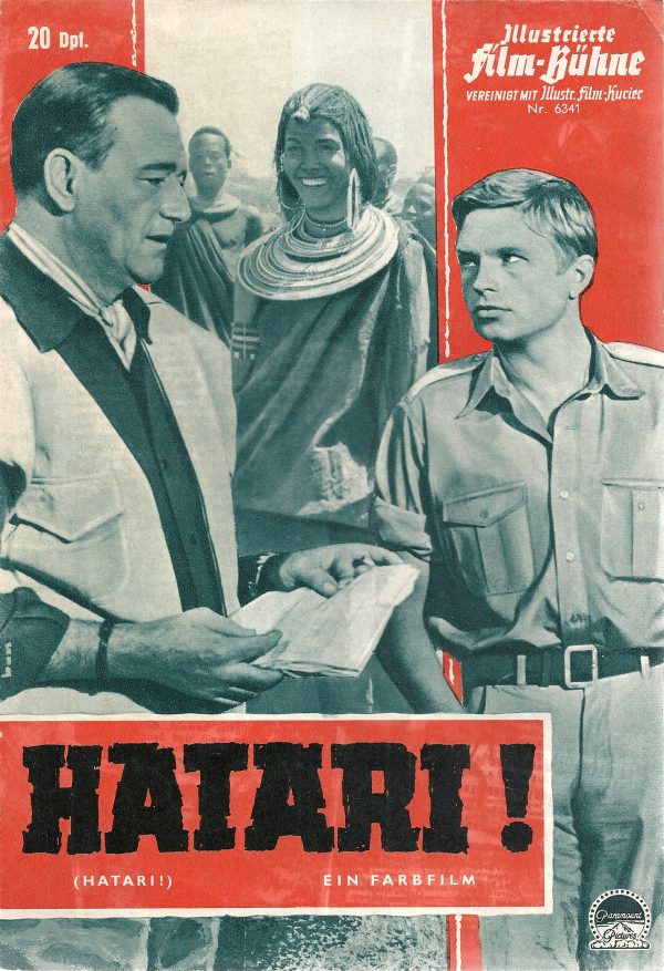 6341: Hatari ( Howard Hawks ) John Wayne, Hardy Krüger, Elsa Martinelli, Red Buttons,