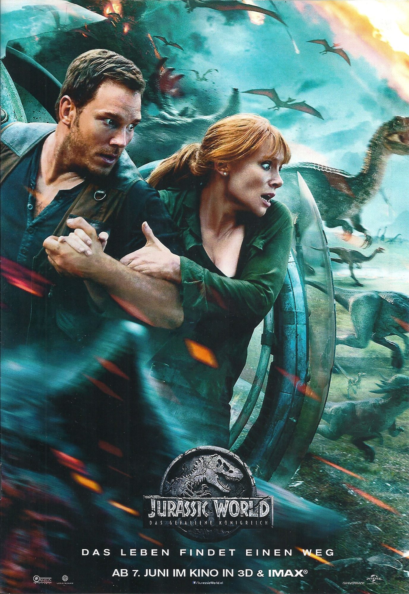 499: Jurassic World - Das gefallene Königreich ( Steven Spielberg ) Chris Pratt, Bryce Dallas Howard, Jeff Goldblum, Ted Levine,