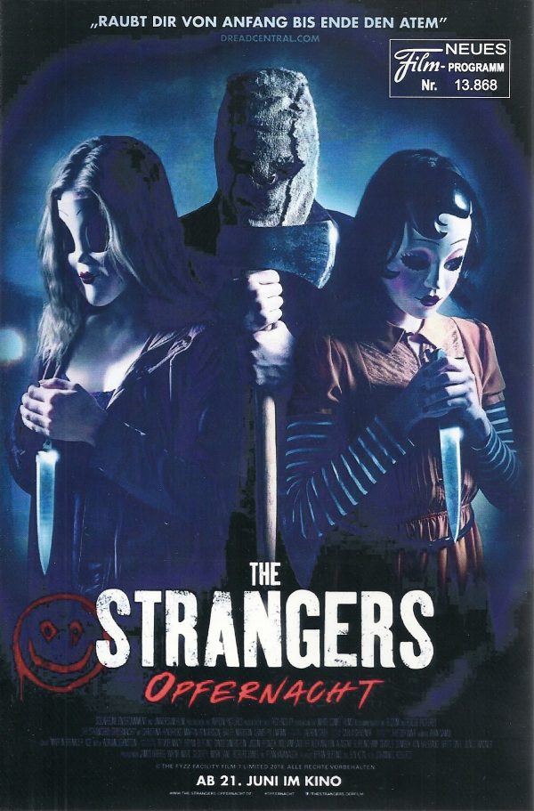 13868: The Strangers ( Opfernacht ) ( Johannes Roberts ) Christina Hendricks, Bailee Madison, Martin Henderson, Lewis Pullman, Emma Bellomy,