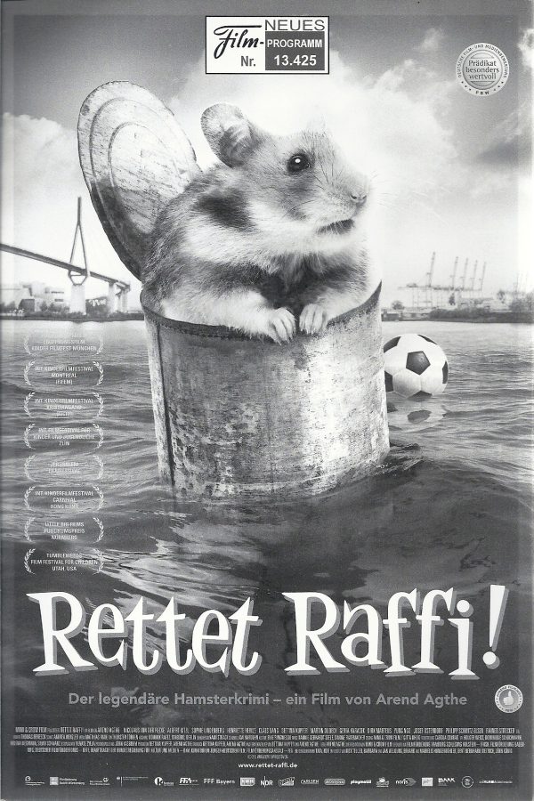 13425: Rettet Raffi ! ( Arend Agthe ) Nicolaus von der Recke, Sophie Lindenberg, Philipp Schmitz Elsen, Henriette Heinze, Bettina Kupfer, Albert Kitzl, Martin Dudeck, Claes Bang, Josef Ostendorf, Dirk Martens,