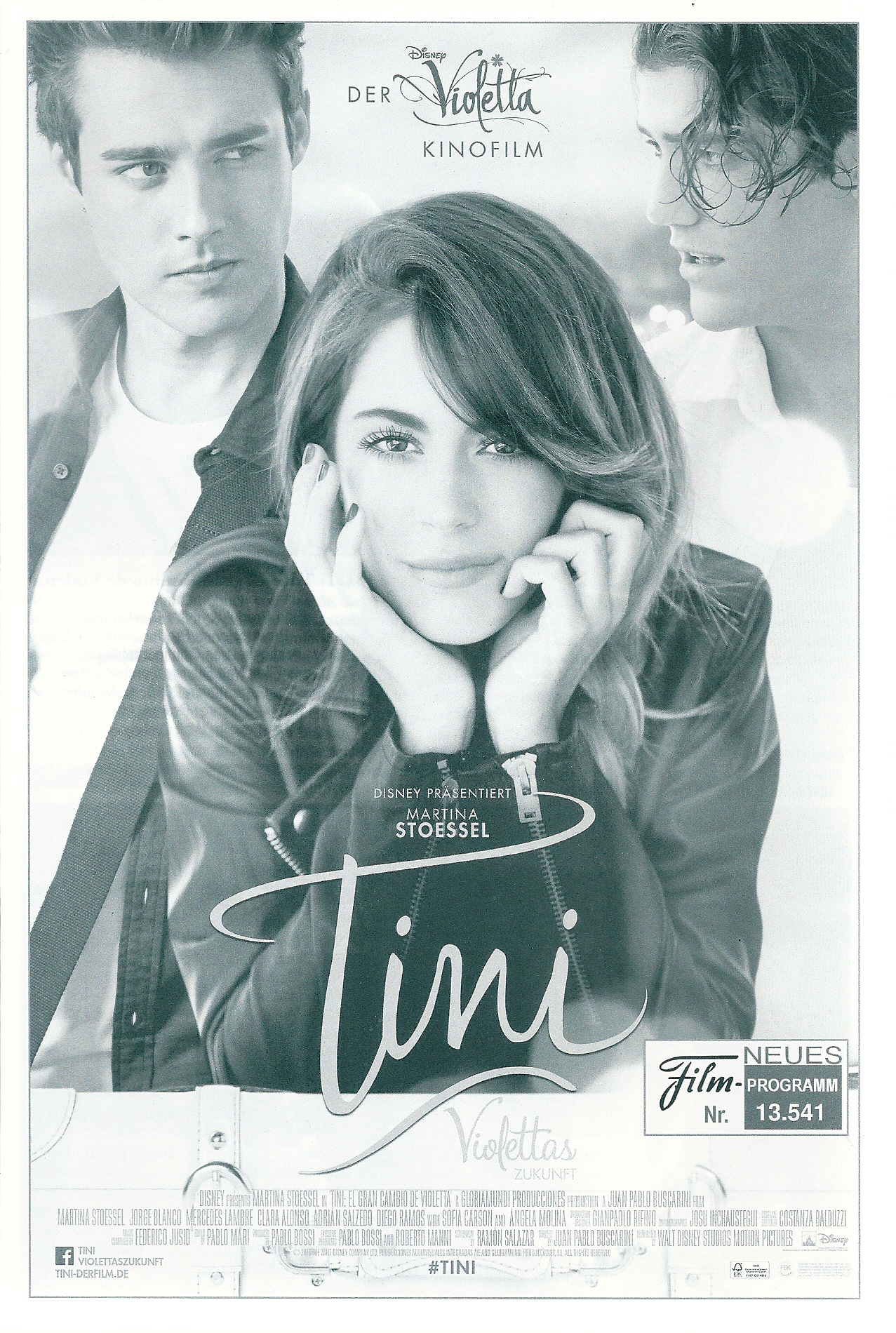 13541: Tini Violettas Zukunft ( Tini: El gran cambio de Violetta ) ( Juan Pablo Buscarini ) Martina Stoessel, Jorge Blanco, Mercedes Lambre, Adrian Salzedo, Diego Ramos, Clara Alonso, Angela Molina,