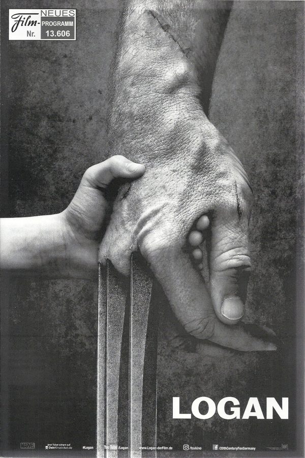 13606: Logan ( X - Man ) ( James Mangold ) Hugh Jackman, Patrick Stewart, Boyd Holbrook, Richard E. Grant, Doris Morgado, Dafne Keen, Elizabeth Rodriguez,